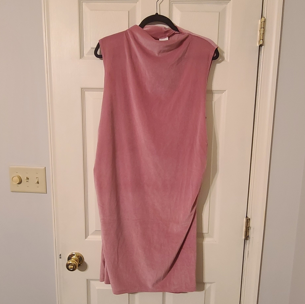 a new day Mauve-Pink Sleeveless Midi Shift Dress